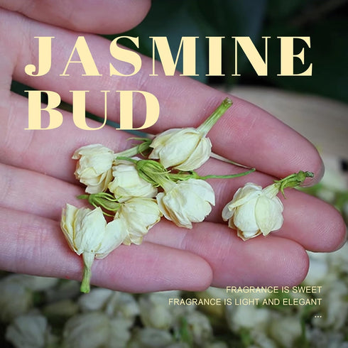 SSTTTKL 3.52oz/100g 100% Jasmine Tea - Dried Jasmine Flowers, - Natural Edible Jasmine Buds, Loose Leaf Herbs for Tea