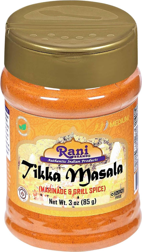 7-Spice 3oz (85g) Rani Tikka Masala Indian Blend PET Jar ~ All Natural | Salt-Free | Vegan | No Colors | Gluten