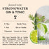 12 Pack (8.4 Oz Strongwater Sparkling Nordic Tonic Water - Cans Fl Each) - Premium Mixer Made with Quinine, Rocky