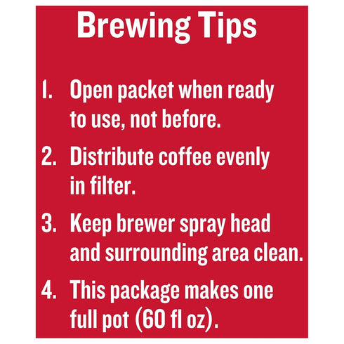 42-1.5 Packets, Packs Folgers Classic Roast Medium Roast Ground Coffee, Ounce Fraction frac