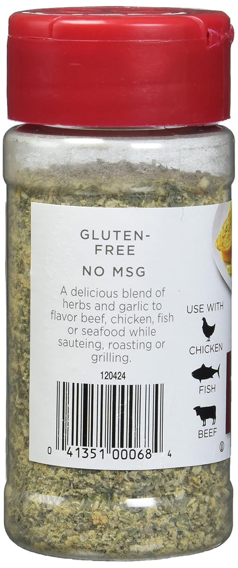Tone's Garlic & Herb Seasoning Blend, 2.50 Ounce