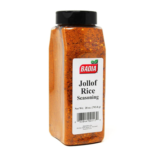 Badia Jollof Rice Seasoning, 28 oz African Blend of Tomato, Peppers, Onion