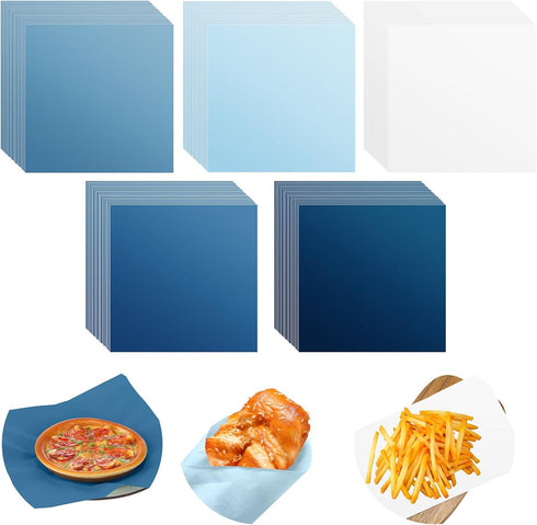 Havawish 400 12x12 Inch Sheets Wax Paper Dry Waxed Deli Paper for Wrapping Greaseproof Sandwich Wrap Food Basket