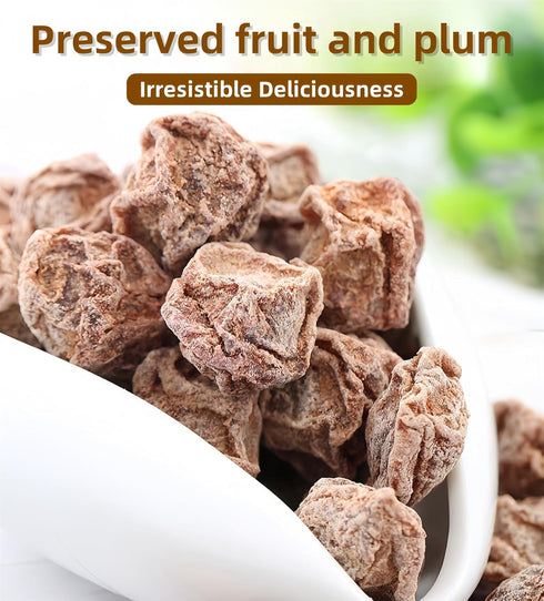 MKSDDF-250g/8.82oz Salty and Sour Plum Chinese Dried Plums Preserved Fruit Prunes Salted Plums Salty and Sweet Dried