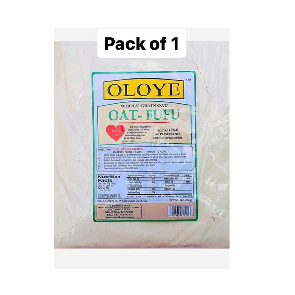 Generic OLOYE Oat FuFu 4LB, 3 Count