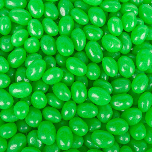 12 Pack St. Patrick's Day Stickered Goodie Bag Favors Filled With Green Apple Jelly Beans For Gifts, Giveaways, Party