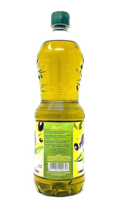 Alhorra (1 34 Oz Moroccan Virgin Olive Oil, First Cold Pressed, Liter) Fl