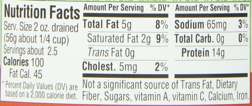 6-ounces (Pack 8) Gefen Tuna Solid White in Oil Passover