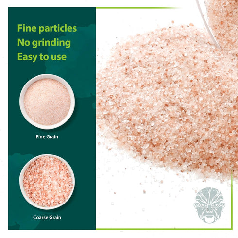 39oz (2.4 LB), Soeos Himalayan Pink Salt, Fine Grain, Non-GMO Himalayan Salt, Kosher Salt, Pink Himalayan Sea Salt