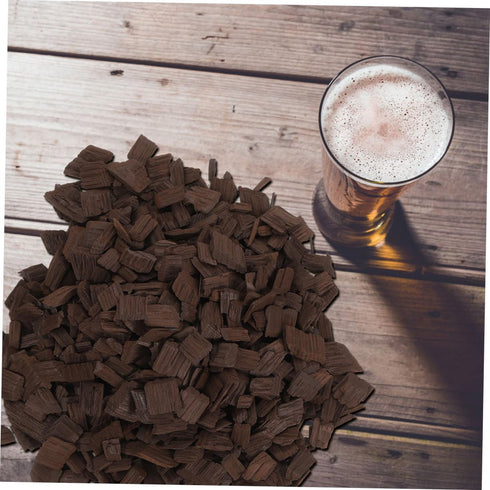 1pack SHOWERORO Oak Wine Brewing Chips Heavy French Oak for Diy Winemaking Enhance Aroma Taste Home Brewing Supply