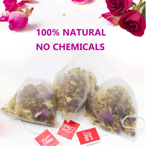10 Hiherbs Womb Detox Fertility Tea for Women to Get Pregnant Fast, Herbal Fibroid Tea Pcs Tea Bags Help to Relieve