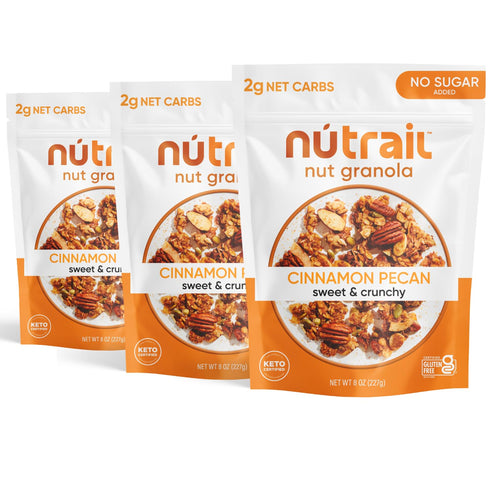 NuTrail Nut Granola Cereal, Cinnamon Pecan, No Sugar Added, Gluten Free, Grain