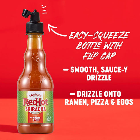 12 oz (Pack 12) Frank's RedHot Sriracha Chili Sauce, fl