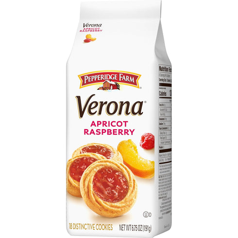 6.75 oz. Pepperidge Farm Verona Apricot Raspberry Thumbprint Cookies, Bag
