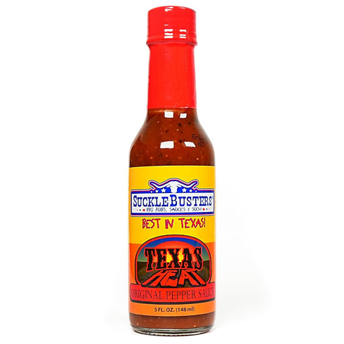 (3 Pack Set) SuckleBusters Texas BBQ Gift Box - Award-Winning Assorted Sauce, Texas Heat Pepper Sauce, and SPG