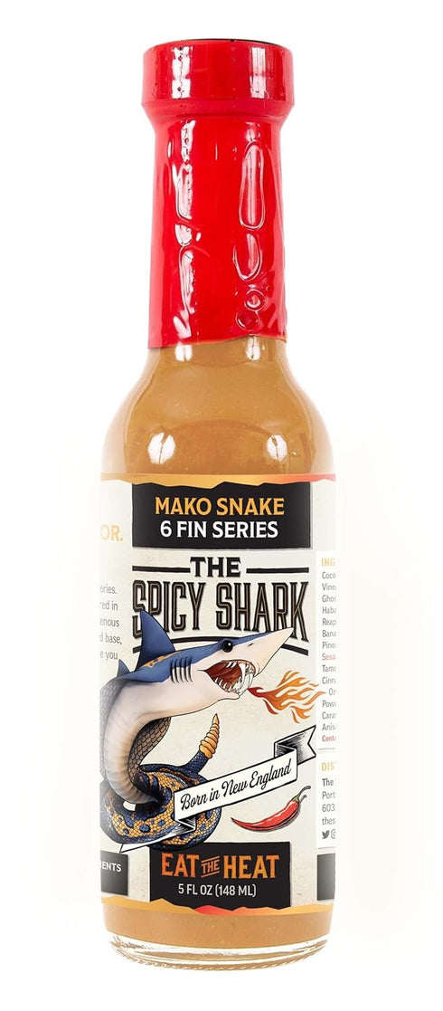 Generic The Spicy Shark Mako Snake Hot Sauce - Featured on The Hot