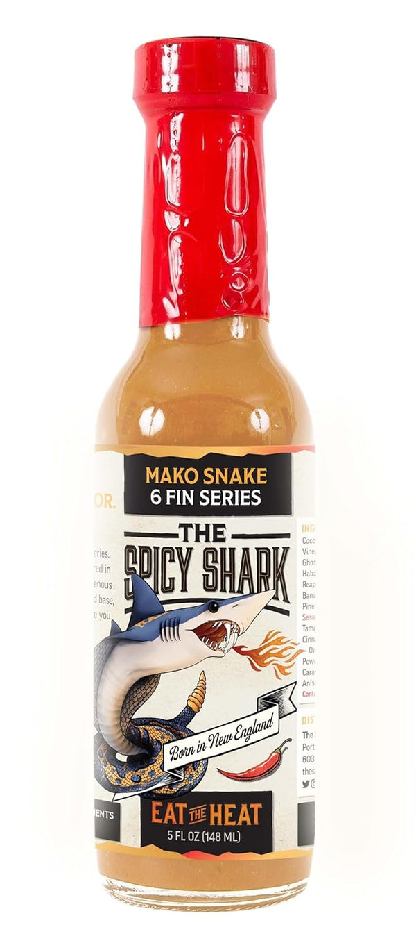 Generic The Spicy Shark Mako Snake Hot Sauce - Featured on The Hot