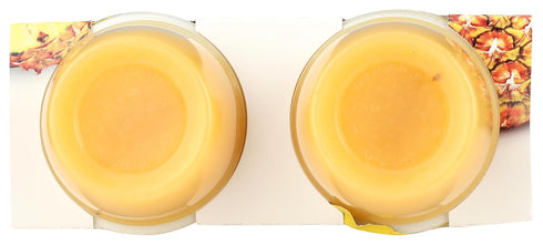 (Pack 4), 100% 4oz Golden Farms Pineapple Cups, Single Ingredient Healthy Snacks of Pure Fruit, No Added Sugar, Vegan