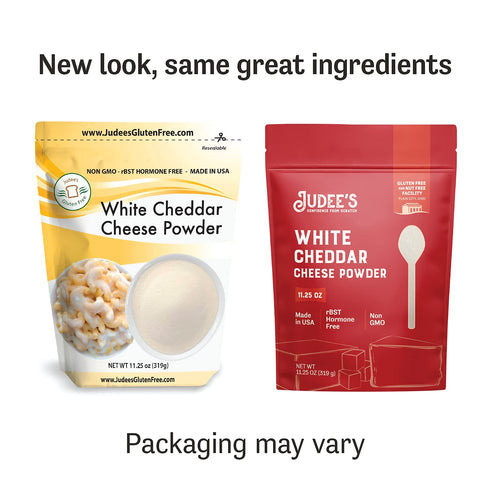Judee’s White Cheddar Cheese Powder, 11.25oz, 100% Non-GMO, Gluten-Free & Nut-Free