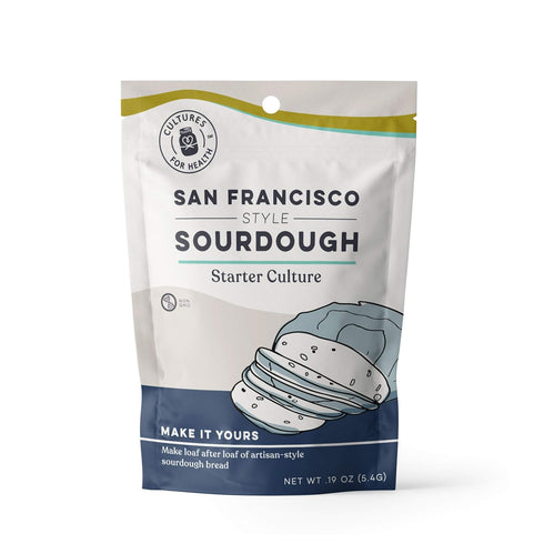Cultures for Health San Francisco Sourdough Style Starter Culture - Homemade Artisan Bread, Heirloom, Non-GMO