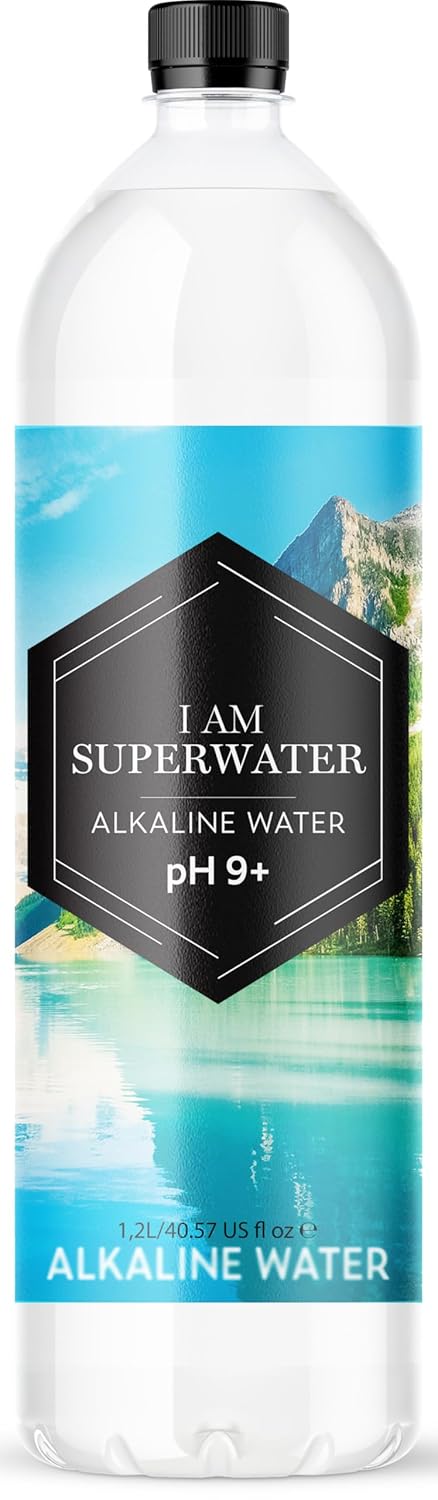 I am Superwater Alkaline Water pH 9+ - 1000ml 12 bottles
