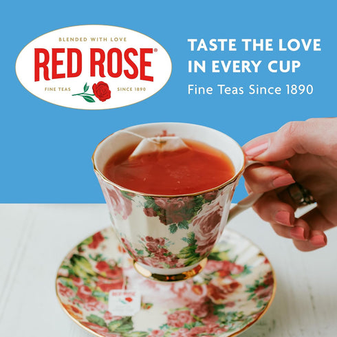 12 oz (3 Pack) Red Rose Earl Grey, Loose Leaf, Black Tea, With Bergamot Oil