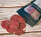 The Meat Co Smoked Beer Beef Salami Chips, Made with Premium Meats, handmade (4oz)