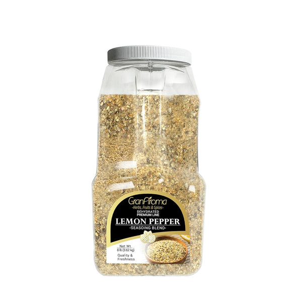 GranAroma Lemon Pepper Seasoning, 8 lb, Versatile Seasoning Blend, Chicken & Steak,