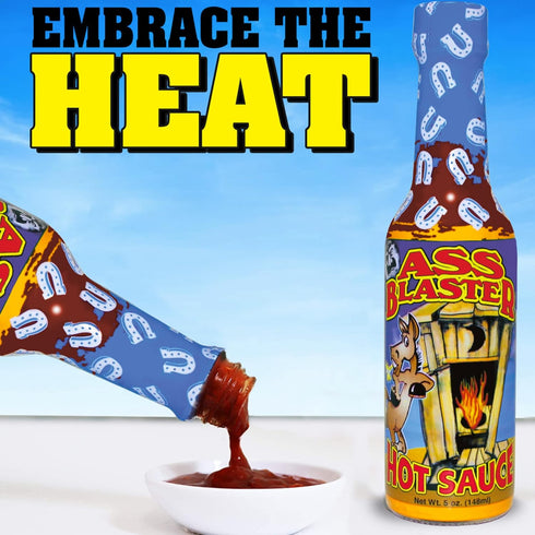 Premium Gourmet Blaster Hot Sauce, Ultimate Habanero Gift Set with Outhouse Box