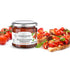 6.35oz, 100% CAMPO D'ORO - Sundried Cherry Tomatoes in Oil, Made with Fresh Basil, Glass Jar made in Italy, Sicilian