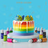12 Set, .35 Oz (10 ml) Color Cake Food Coloring Nomeca Food Grade Vibrant Food Color Liquid Dye Tasteless for Baking
