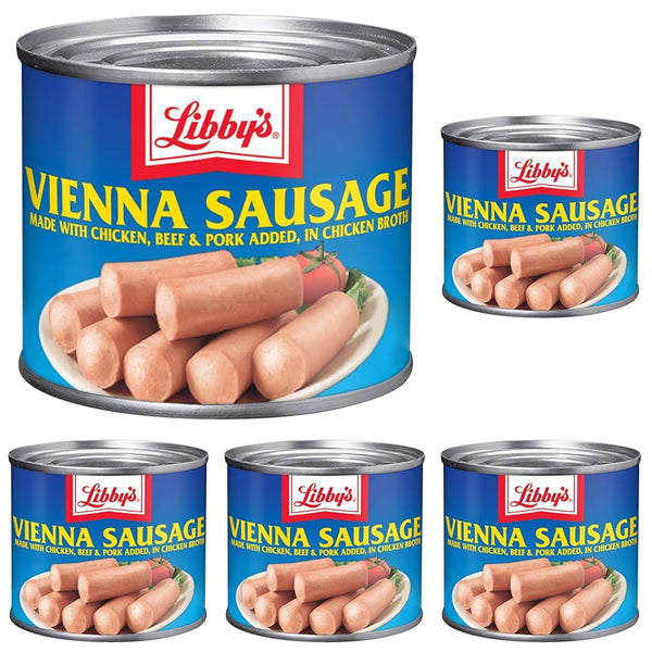 Libby's Vienna Sausage, 4.6 oz (Pack of 5)