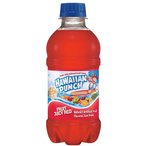 10 Oz 24 Count (4 Packs 6), Hawaiian Punch Fruit Juicy Red Fruit Juice Drink, Fl Bottles, Of Ready-to-drink, On-the-go