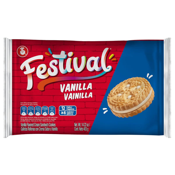 Festival Vanilla Cookies, 14.2 Oz