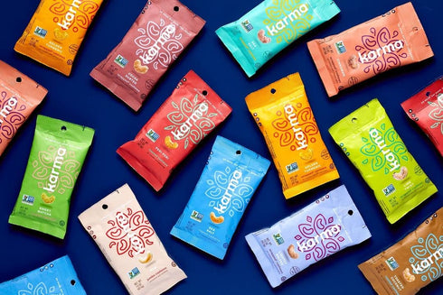 30 Pack 1.5 (6 Packs) Whole Variety Cashews by Karma Nuts, Whole, Roasted, Vegan, Zero Sugar, Non GMO, Gluten Free, Low