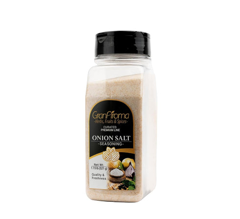 (1.15 GranAroma Onion Salt, Savory Flavor, Versatile Seasoning Pound)