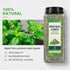 5 oz (142g), Soeos Basil Leaves, Cut and Sifted, Dried Basil Leaves, Pairs Well with Pasta, Salad, Pizza, Sauces