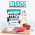 (8 oz, Pack 1) 30 Brooklyn Naked Tender Strips - of Chewy Air Dried Grass Fed Protein Snacks Sugar Free Beef Jerky