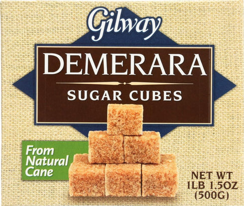 Gilway 17.5 Sugar Demerara Cube, Ounce