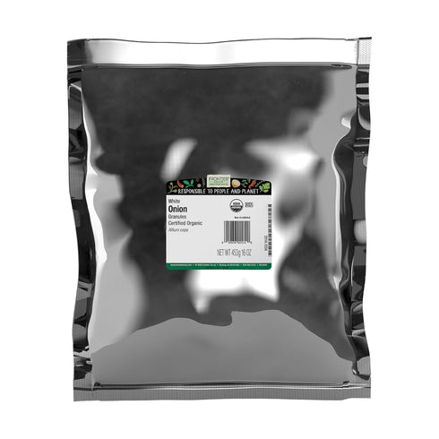 Frontier Co-op Organic White Onion Granules, Granulated Onion Powder, Wholesale Restaurant Supply,
