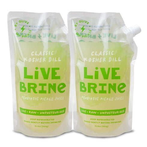 Olive My Pickle Probiotic Pickle Juice 39 oz | 2pk Olive Juice