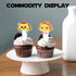Uwaikin Yummy set 24pcs Cute Taco Bout Dessert Cupcake Topper Cheer to Mexican Food Fiesta Festival Theme Decorations