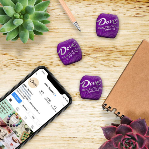 (Pack 2) DOVE PROMISES DARK CHOCOLATE ALMOND