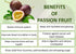 3.5 oz (100gr) 6 Amphora Conventional Soft Dried Passion Fruit per pouch (Case of pouches)