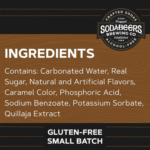 (12 Root Beer | SodaBeers Brewing Co | Alcohol-Free, Gluten-Free Crafted Sodas Made With Natural Flavors and Real