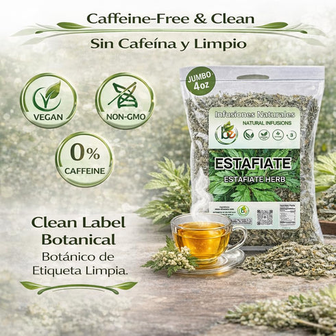 (4 oz) 100% Estafiate Herbal Tea Natural Mexican Mugwort (Artemisia ludoviciana) Traditional Vitality & Digestive