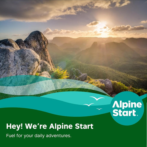 Alpine Start Instant Coffee Powder Mix, Medium Roast Original Blend, Hot or Cold Brew, 30 Servings