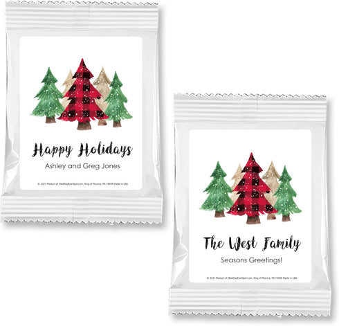 Best Day Ever Spot Christmas Hot Chocolate, Buffalo Plaid Christmas, Hot Chocolate Bar, Personalized Cocoa Favors,