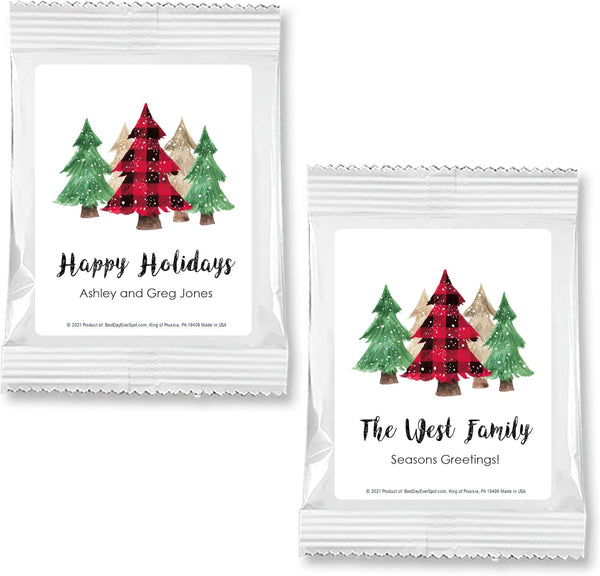 Best Day Ever Spot Christmas Hot Chocolate, Buffalo Plaid Christmas, Hot Chocolate Bar, Personalized Cocoa Favors,