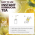 Pack 500g KKOKDAM Kombucha Tea - Lemon & Chrysanthemum Korean Tea - Kombucha Drinks Probiotic Support, Low Calorie